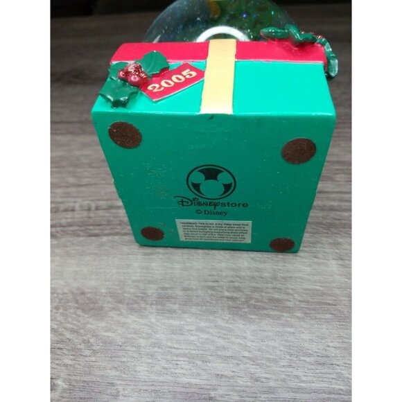 Disney Tinkerbell Snow globe 2005 Christmas 5" Sparkle Glitter‎ Fairy Retired - Picture 4 of 6